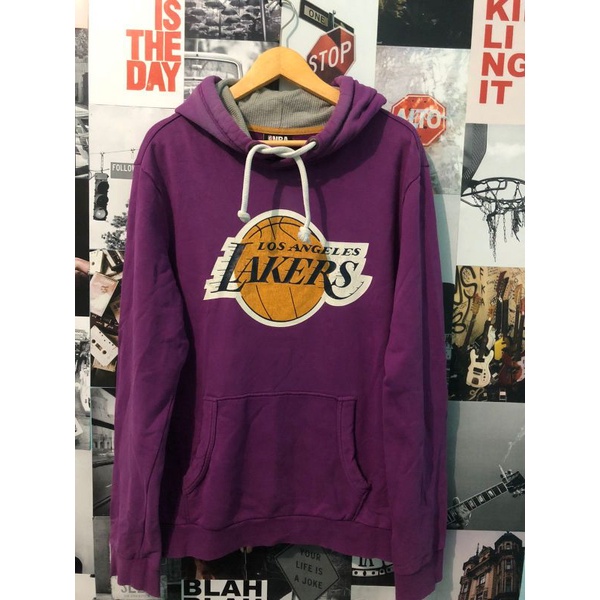 Hoodie NBA Lakers Ungu RARE