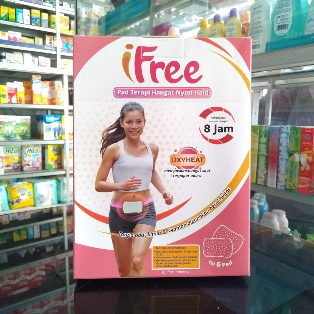 IFREE PAD TERAPI HANGAT NYERI HAID @1PAD i free terapi nyeri haid caplang