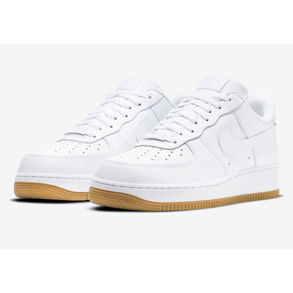 Nike Air Force 1 '07 White Gum Brown Bottom
