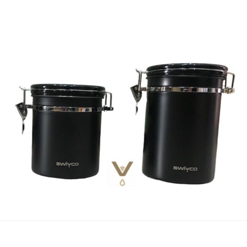 Swivco Coffee Beans Canister Stainless Storage Airtight, SW-9009.