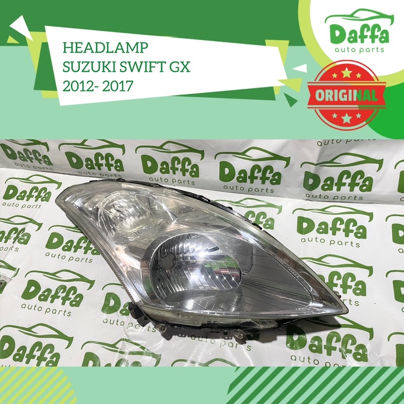 Headlamp Headlight Head Lamp Light Lampu Depan Utama Besar Mobil Suzuki Swift GX 2012 2013 2014 2015