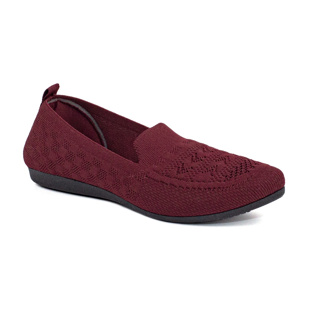 Sepatu Flatshoes Kain Wanita Merk Col Original Imp Rajut Nyaman &amp; Elegan TPR722