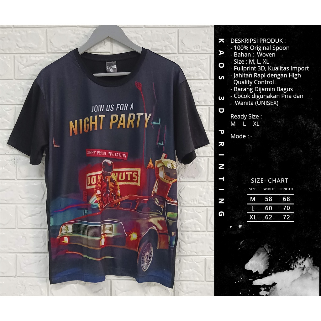 KAOS PRIA DISTRO BERMOTIF - KAOS MURAH PRIA TERLARIS - KAOS DISTRO- KAOS UNISEX SPOON