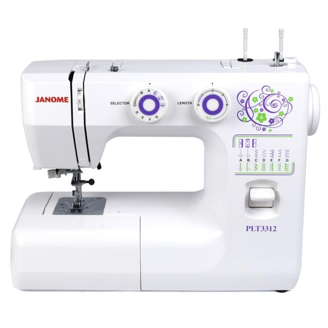 [BISA COD] Mesin Jahit JANOME PLT 3312 - PLT3312 Multifungsi Portable