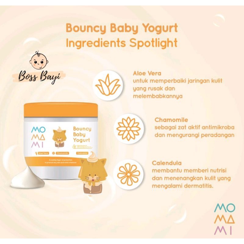 MOMAMI - Bouncy Baby Yogurt 200ml /Lotion Bayi