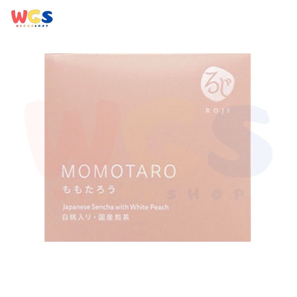 

Roji Tea Bag Momotaro Japanese Sencha with White Peach 1 Silken Sachet