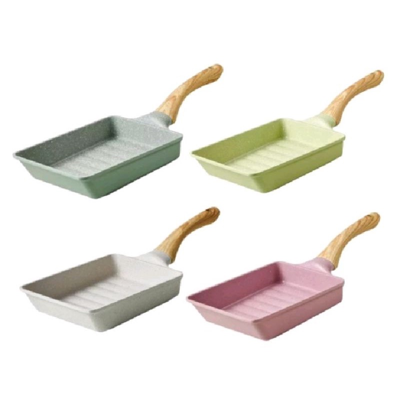 BATAM - TAMAGOYAKI PAN teflon telur dadar warna warni aestetik