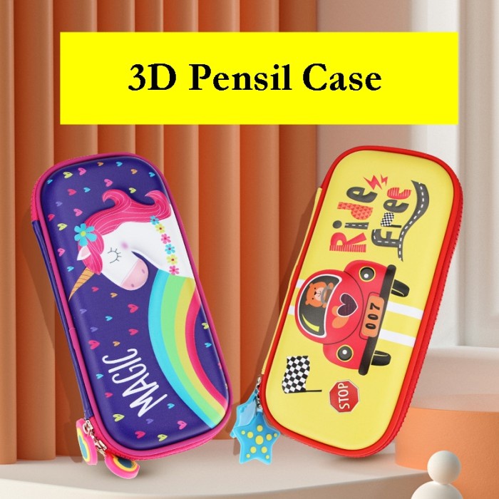 

TEMPAT PENSIL ANAK KOTAK PENSIL 3D TIMBUL TEPAK LUCU CUTE PENCIL BOX