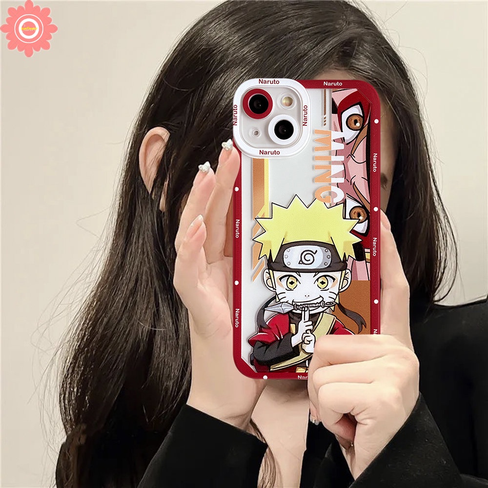 Realme 10 Pro Plus C55 C33 C12 C25s C21Y C25Y C20 C15 C21 C35 C30 C25 8Pro 5i 9 8 6i 8i 5s 9pro Plus 5 9i C31 C3 C11 Trendy Anime Uzumaki Naruto Kartun Uchiha Sasuke Soft Cover