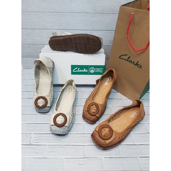 Clarks Shoes RG-82-6 100 % kulit sapi asli