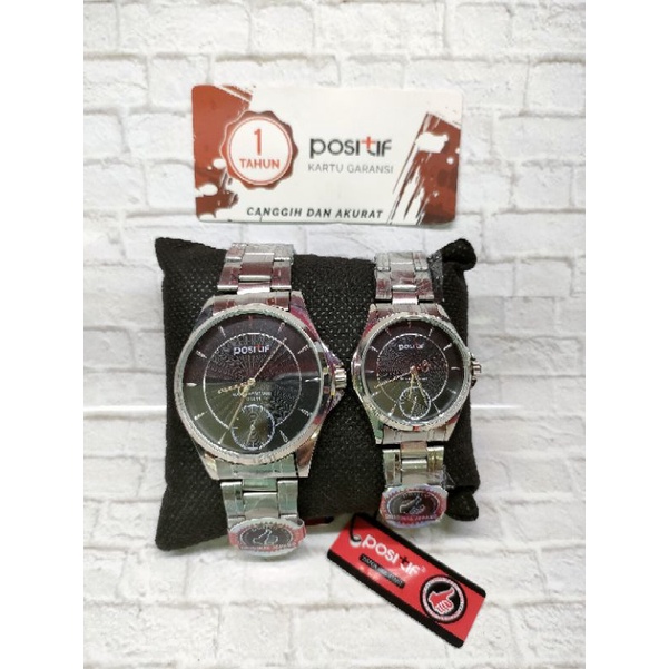 JAM TANGAN COUPLE MERK POSITIF ORIGINAL | UNTUK COWOK CEWEK UNISEX | WATER RESIST MURAH MESIN JAPAN 