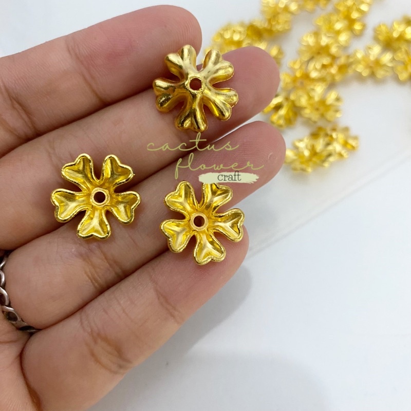 Manik-manik Kelopak Bunga AMARILIS GOLD ✨