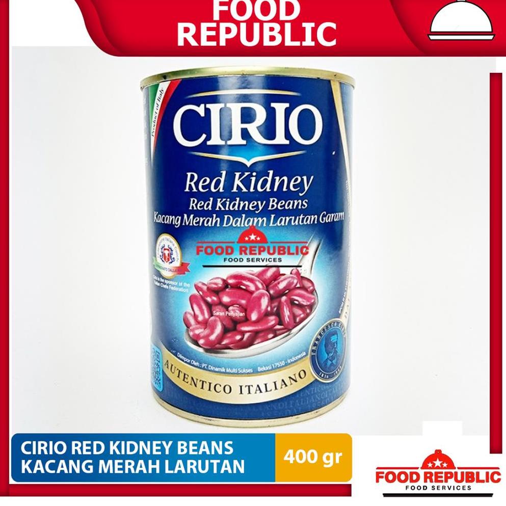

Terbaru 5.5 CIRIO RED KIDNEY BEANS 400 GR KACANG MERAH DALAM LARUTAN GARAM KALENG