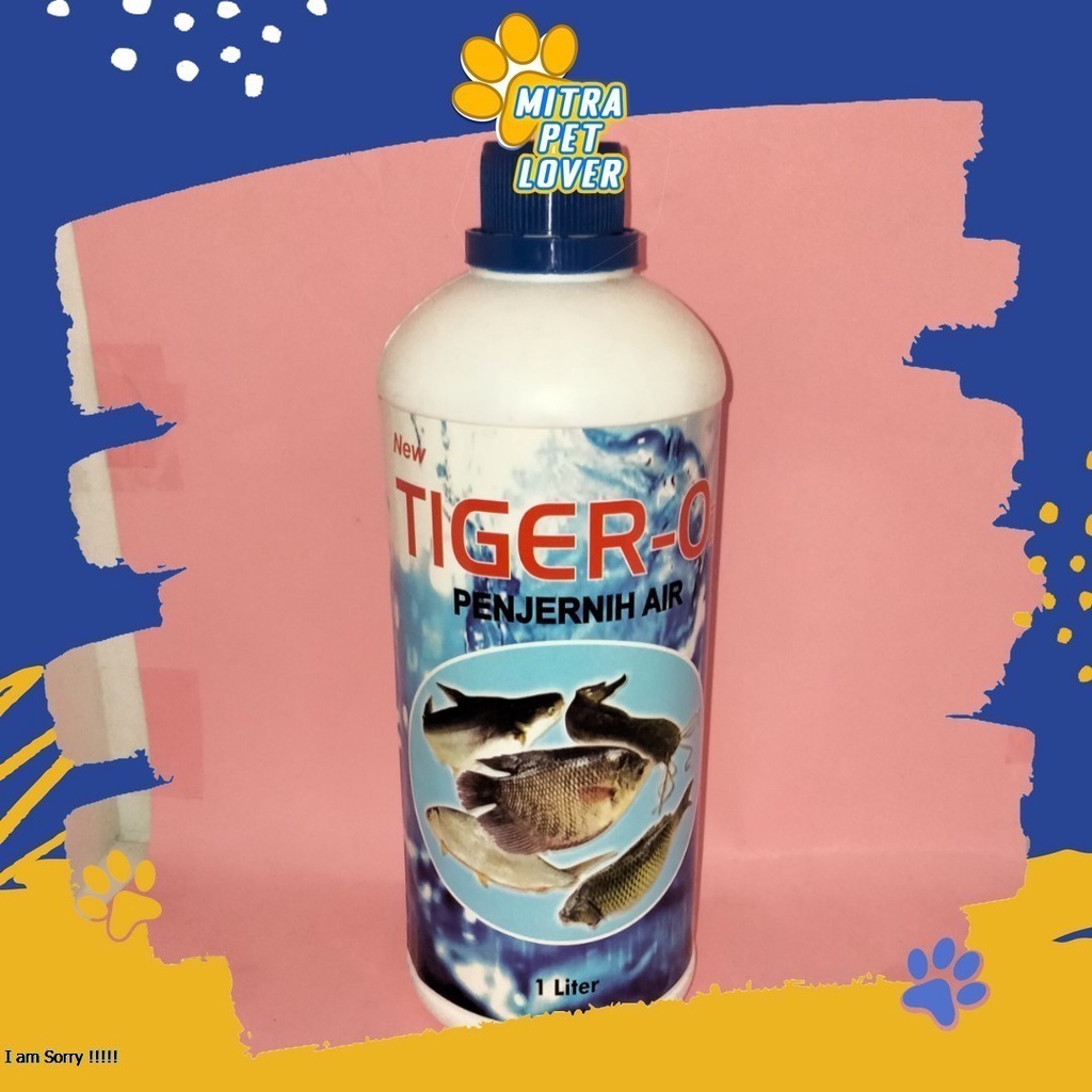 CAIRAN PENJERNIH AIR KOLAM - TIGER O2 1000 ML - PERBAIKI KWALITAS AIR IKAN LELE TAMBAK KOI GURAME TURUNKAN AMONIA EXPIRED PANJANG - MURAH GARANSI KUALITAS ASLI ORIGINAL - PET ANIMAL TAMASINDO OBAT &amp; VITAMIN TERNAK HEWAN BINATANG PELIHARAAN MITRAPETLOVER