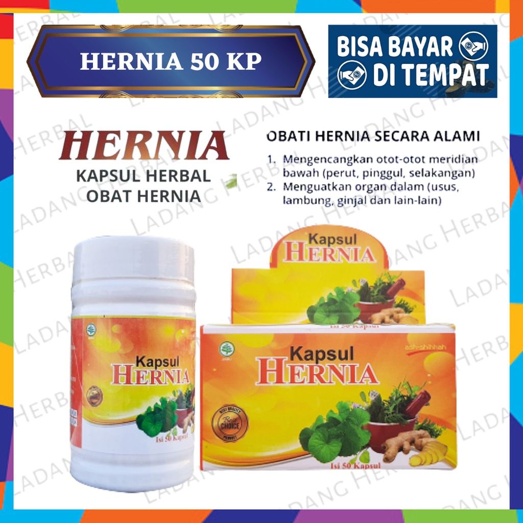 Hernia - Kapsul Hernia Original Isi 50 kapsul - Ash Shihhah Kapsul Obat Herbal Hernia ampuh