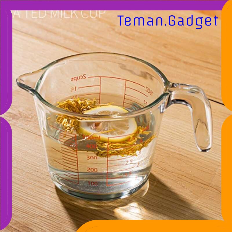 TG - DPR HUANMU Cangkir Gelas Ukur Takaran Microwave Heating Glass - GG-18