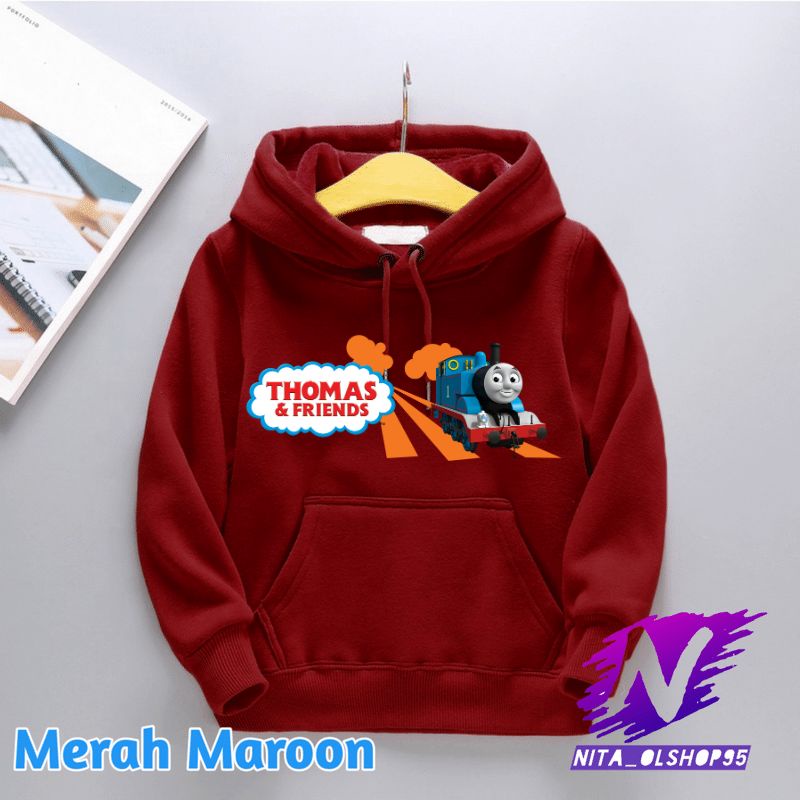 THOMAS AND FRIENDS HOODIE KARTUN ANAK THOMAS AND FRIENDS