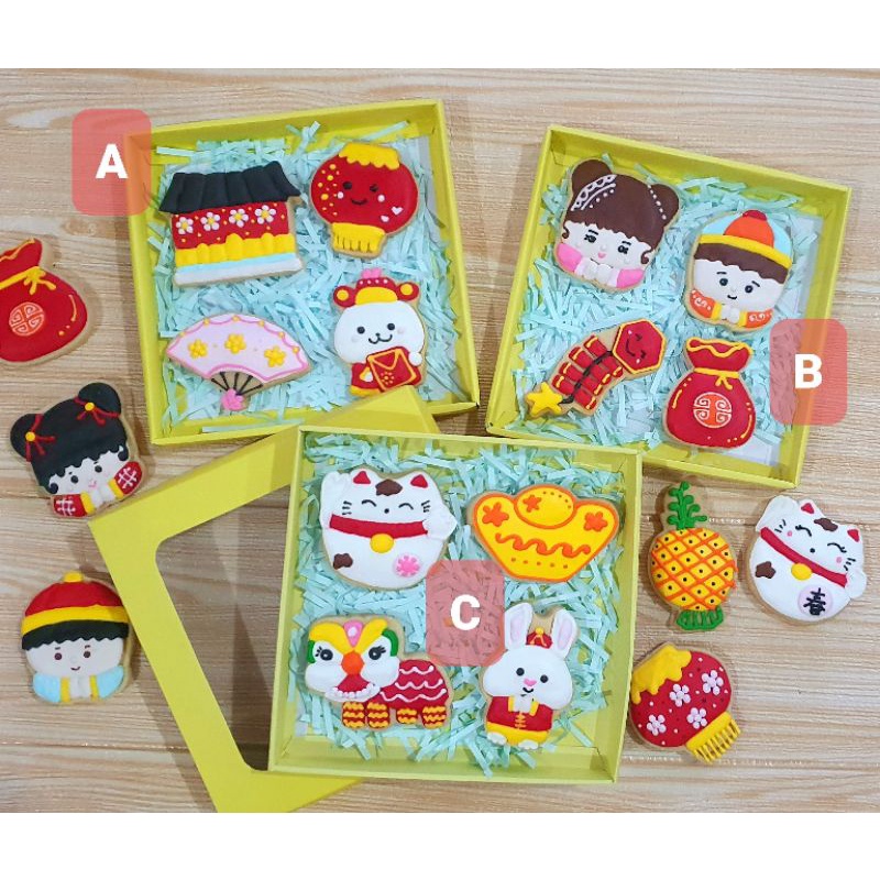 

Cookies imlek dalam box