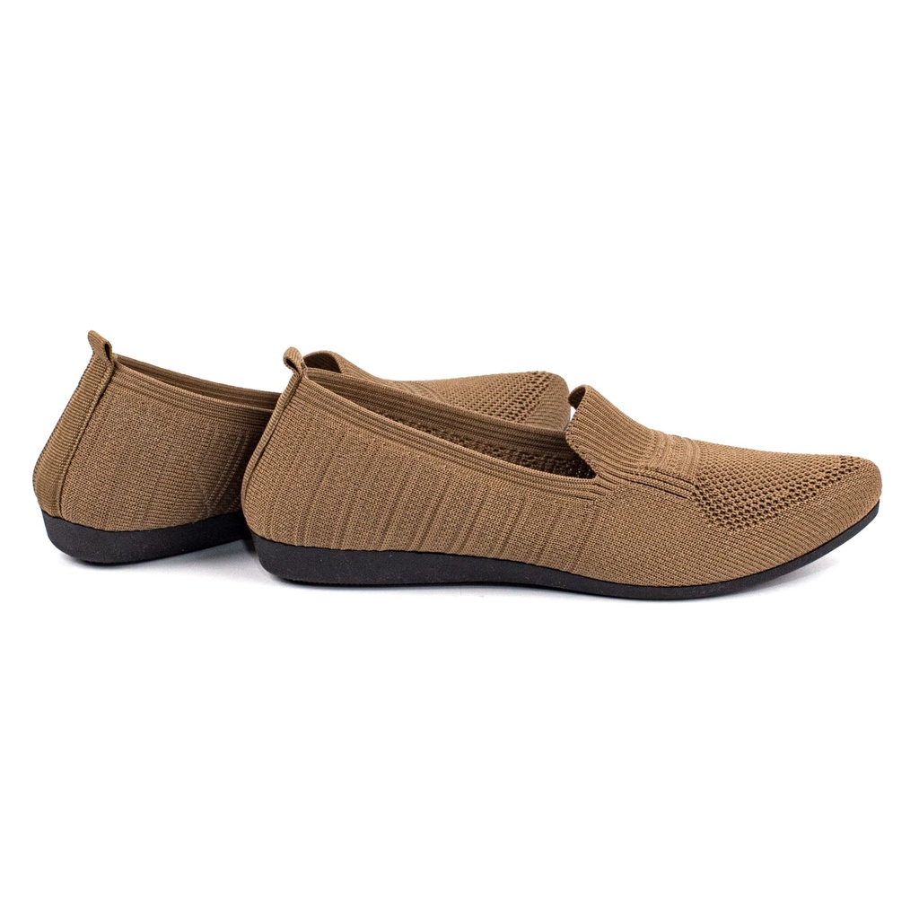 Sepatu Flatshoes Kain Wanita Merk Col Original Imp Rajut Nyaman &amp; Elegan TPR725