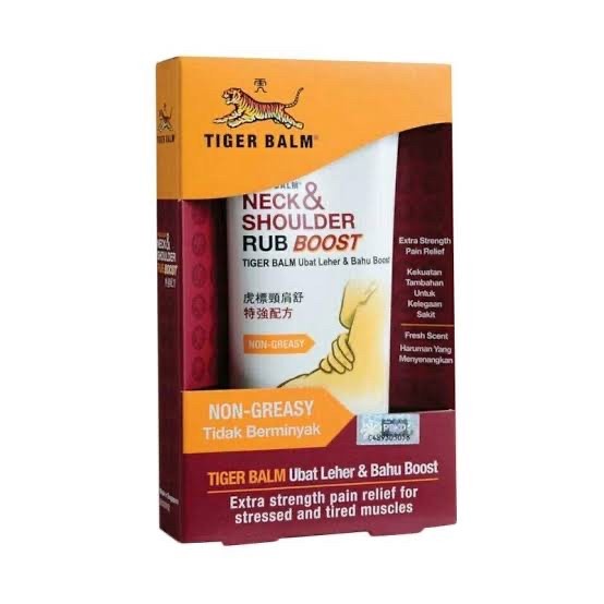 tiger balm neck and shoulder rub boost 50g