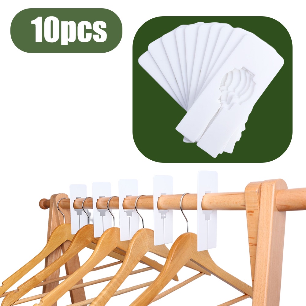 10pcs Pakaian Warna Size Dividing Tag Coat Shirt Scarf Classify Board Writable Garment Sort Cards Closet Pakaian Menandai Pemisah Untuk Asrama Keluarga Hotel Dress Shop