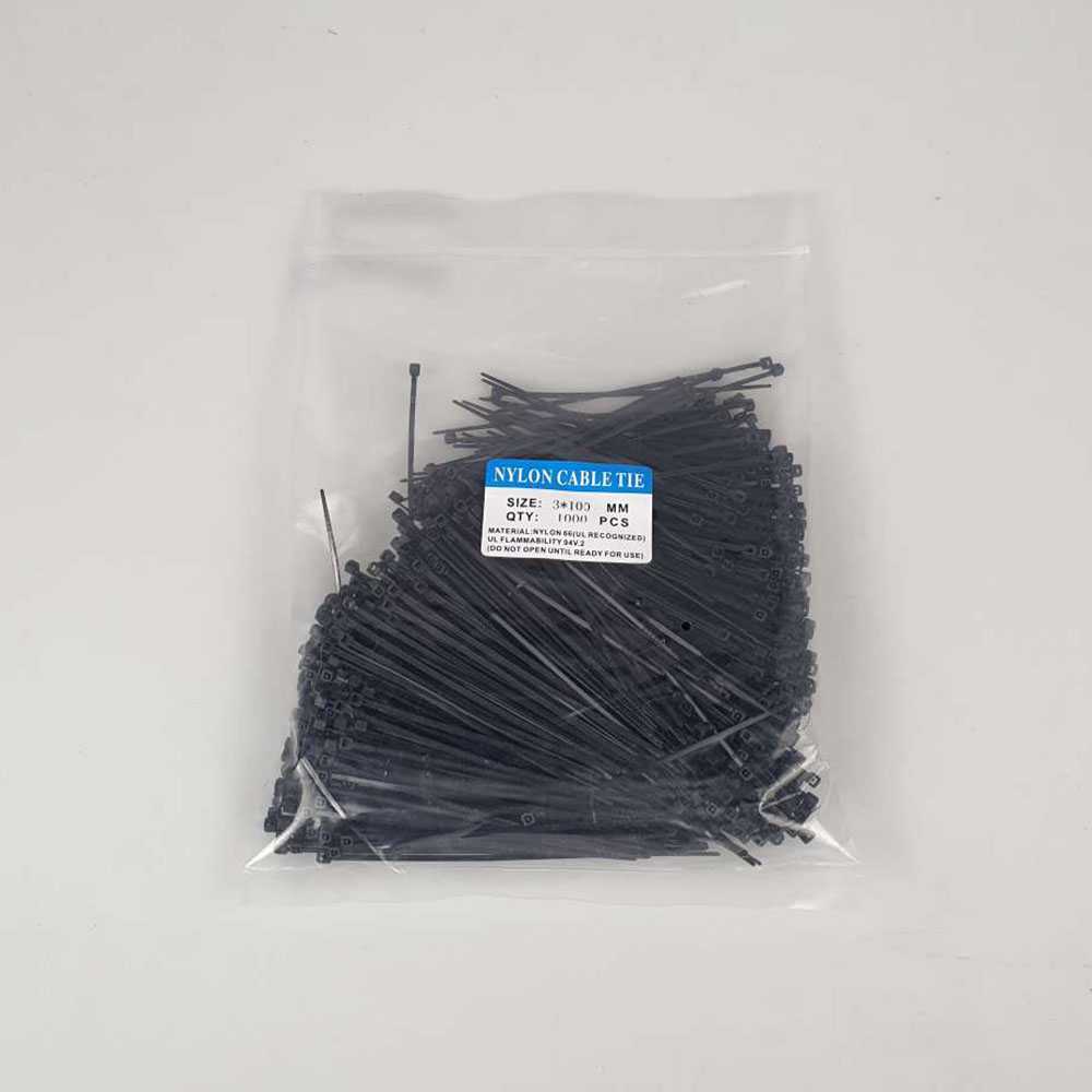 YCDC Kabel Tis Ties Self Locking Wire Zip 3x100mm 1000 PCS - LYZ-100 ( Mughnii )