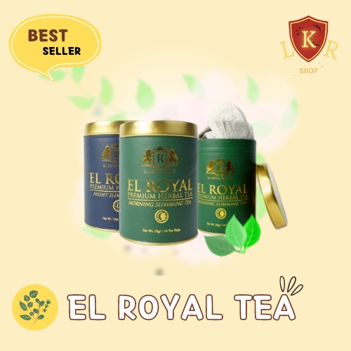 

2 Paket El Royal Premium Herbal Tea - Teh Pelangsing