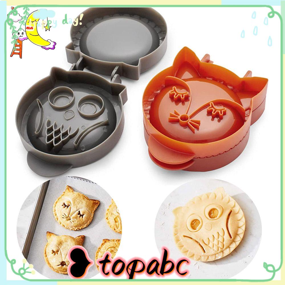 Top Hand Cetakan Pie Alat Kue Pesta Potluck Pie Cutter Dough Presser