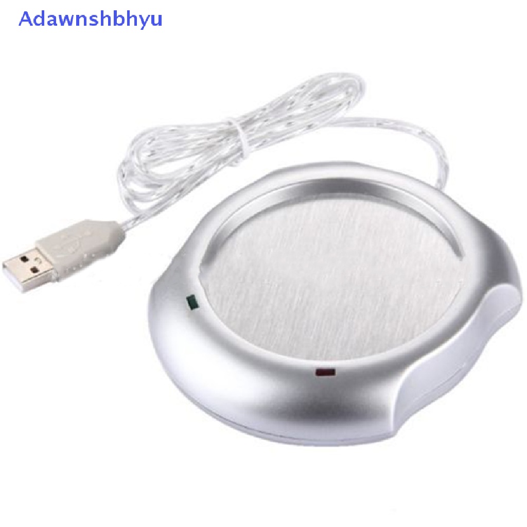 Adhyu Portable USB Electric Cup Warmer Teh Kopi Minuman Cangkir Heag Pad Mat ID