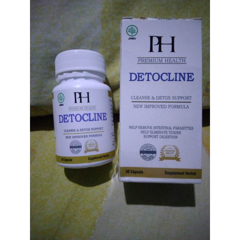 detocline herbal yang dapat membunuh kuman/parasit didalam tubuh dan membantu melancarkan pencernaan