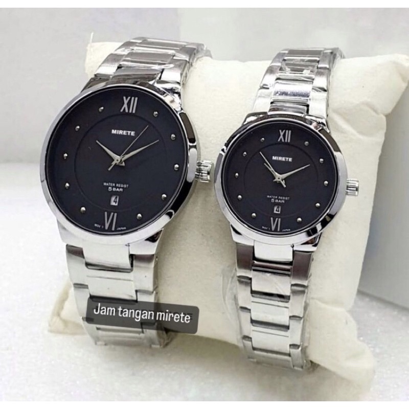 jam tangan couple import mirete analog original
