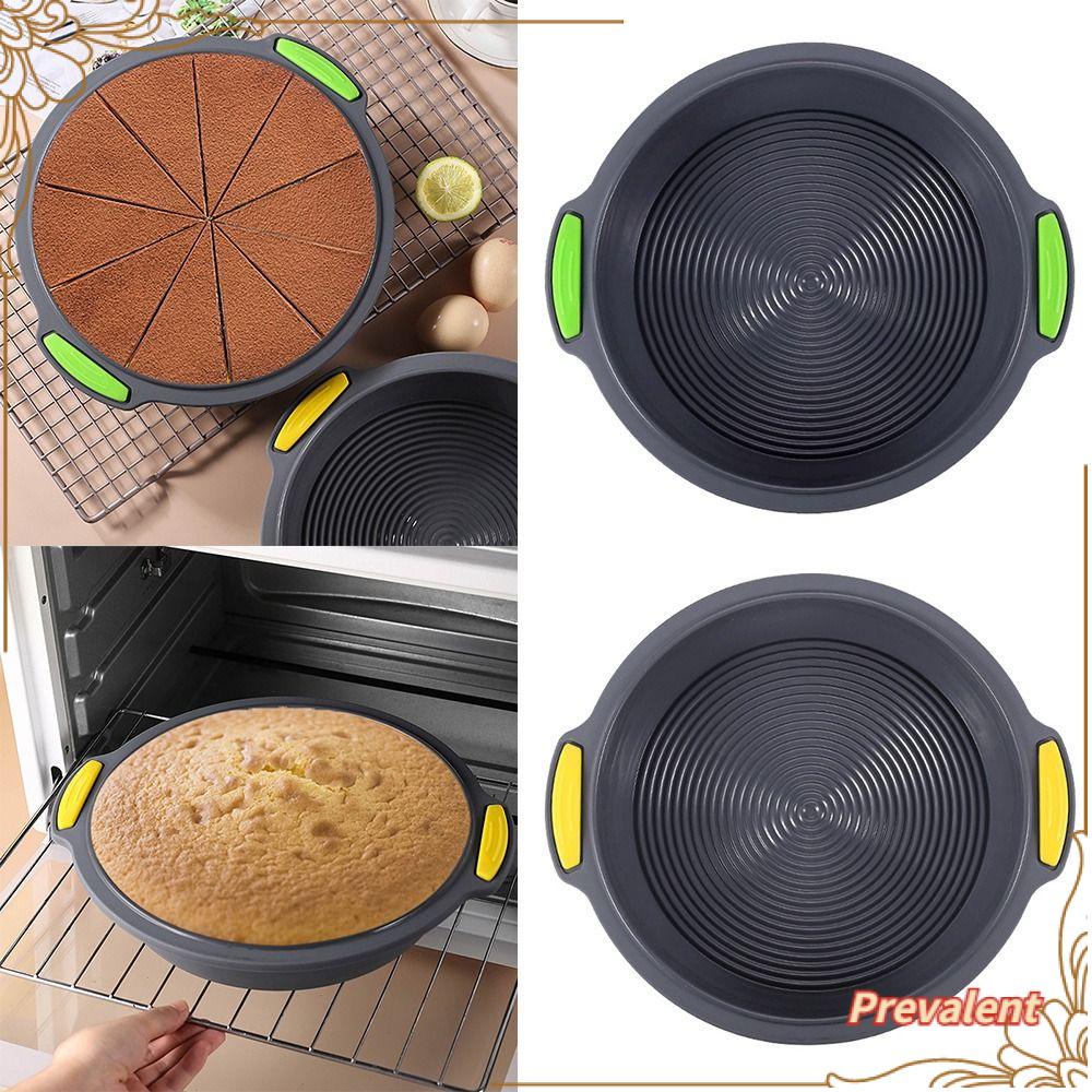 Preva 9.5inch Cake Silicone Pan Bakeware Alat Panggang Wavy Bottom Pastry Dish Mousse Pizza Pie