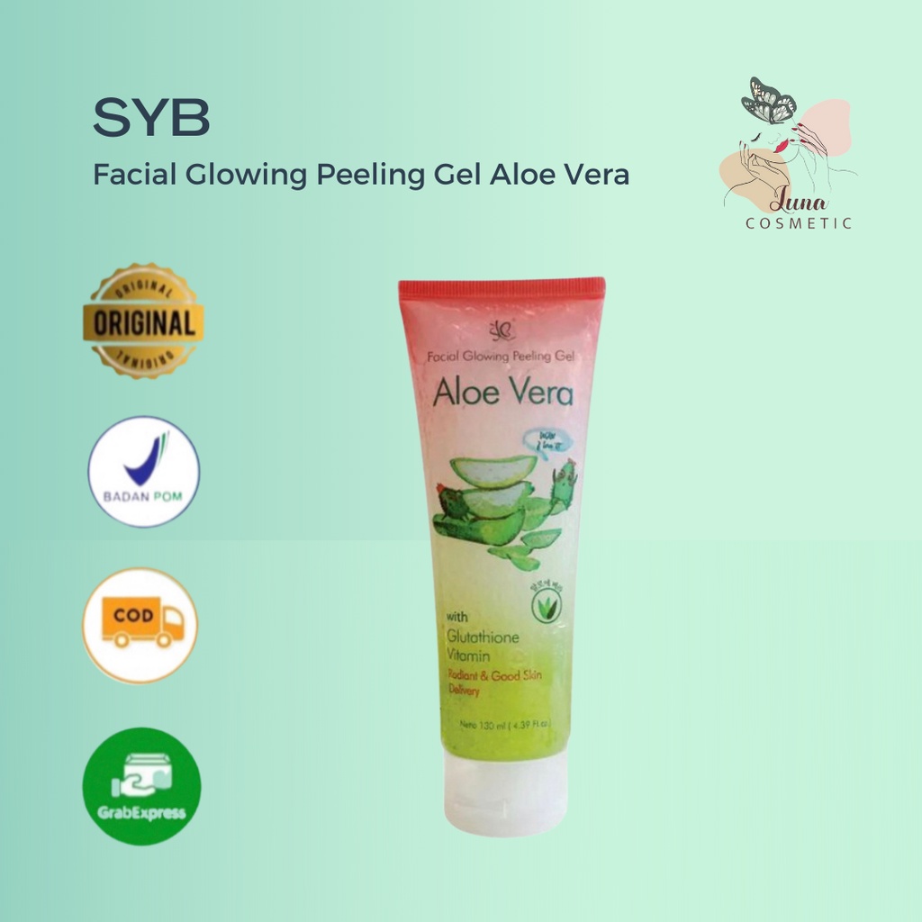 SYB Facial Glowing Peeling Gel Aloe Vera - Peling Wajah Original