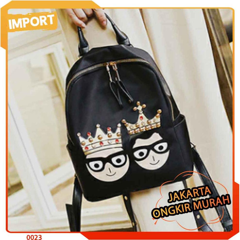 JAKARTA Z 0023 TAS RANSEL WANITA UNIK KEKINIAN MODIS SIMPLE IMPORT