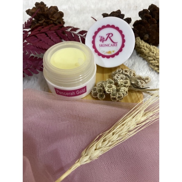 Rskincare Night Cream Pencerah Gold