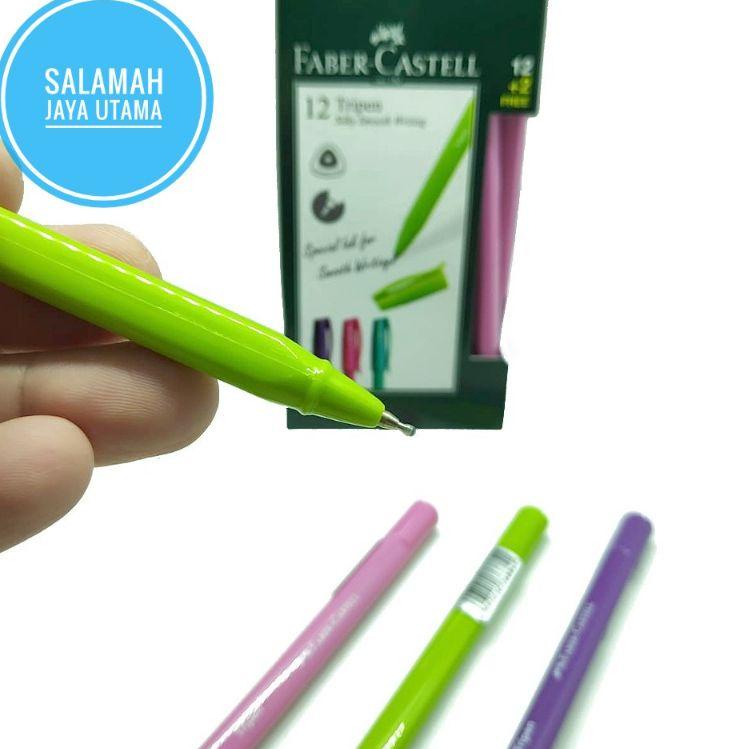 

Hemat Biaya Pulpen Tripen 12+2 FREE Faber Castell Black Ink - Kemasan Baru