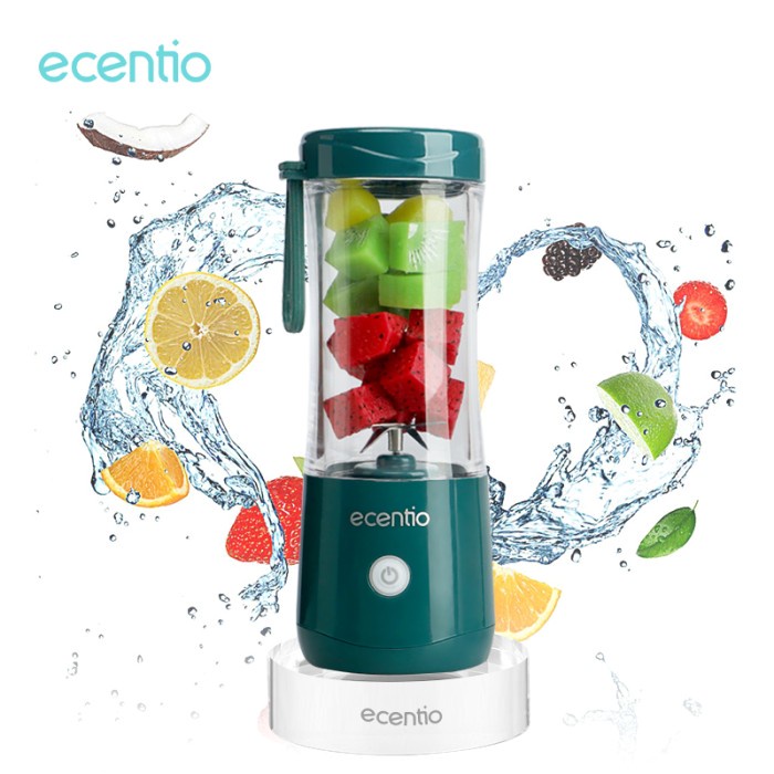 ecentio portable USB Blender 6 Mata Pisau-Portable Blender Juicer