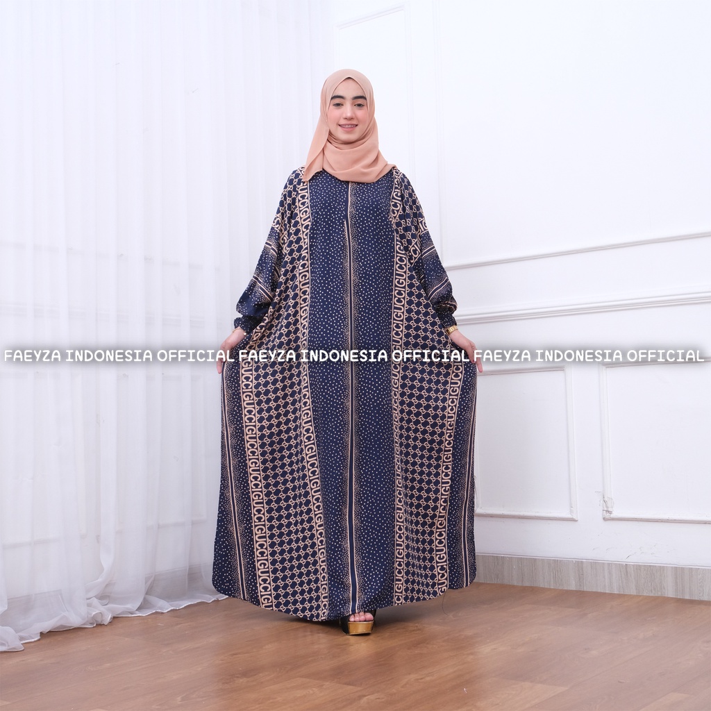 Gamis Turkey Kaftan Riyana Abaya 2023 Original By Faeyza Longdress Busana Muslimah