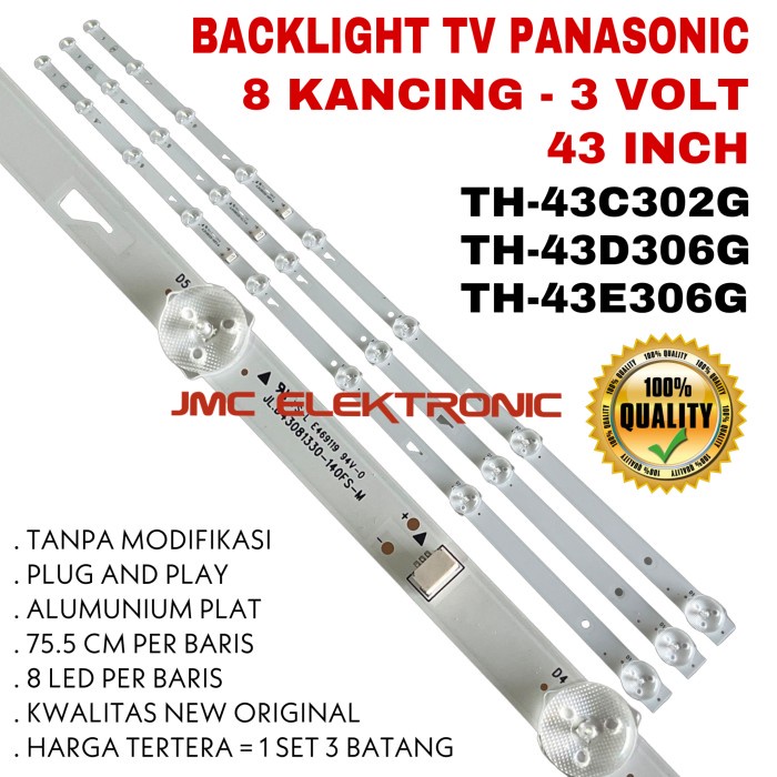 @@@@] LED BACKLIGHT TV PANASONIC TH 43E302G TH 43E306G