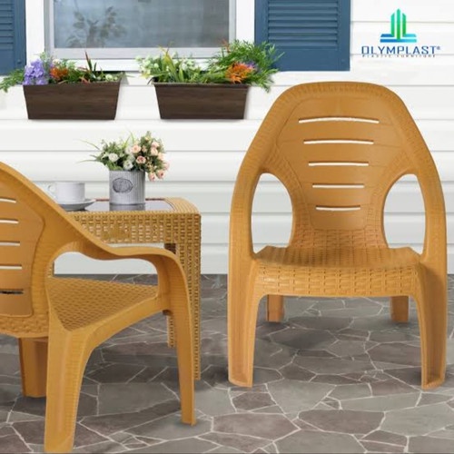 kursi santai plastik/kursi santai rotan/kursi santai olymplast 509