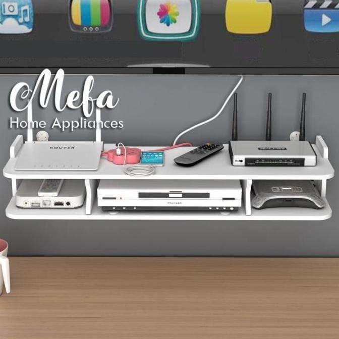 READY RAK DINDING GANTUNG SERBAGUNA TEMPAT WIFI DVD RECODER PS4 ERR84694ER