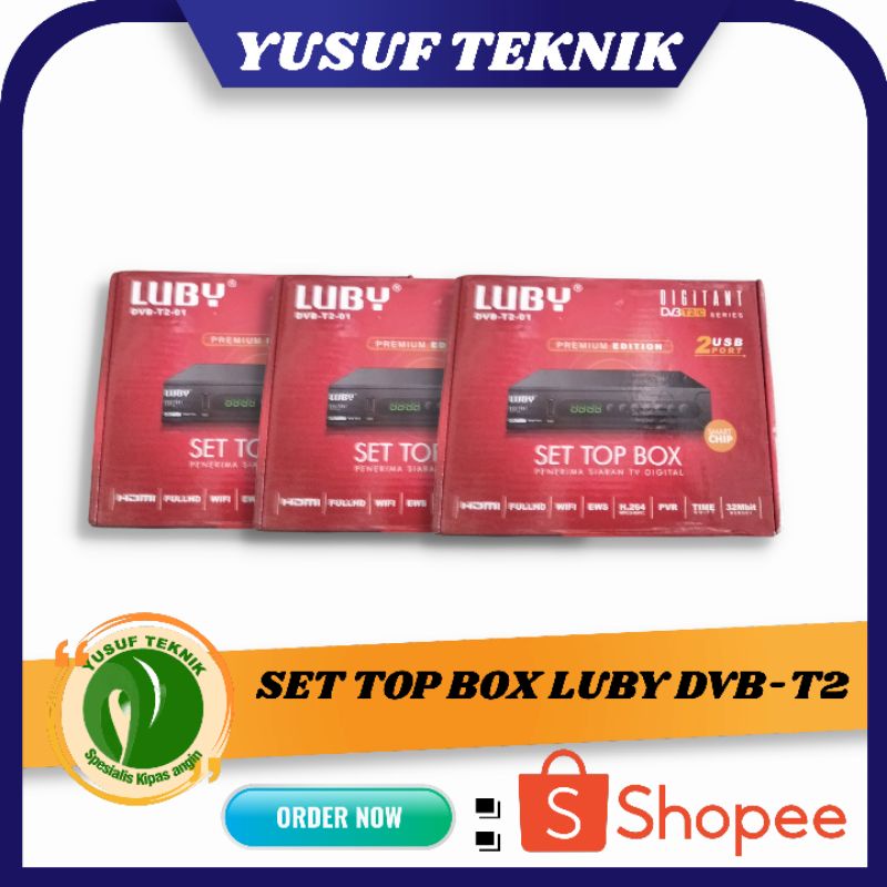 SET TOP BOX/STB  MERK LUBY DVB T2 01