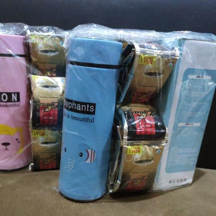 ❥ Tumbler Lucu Gratis Kopi Luwak Murni Premium sachet isi 20 ゴ