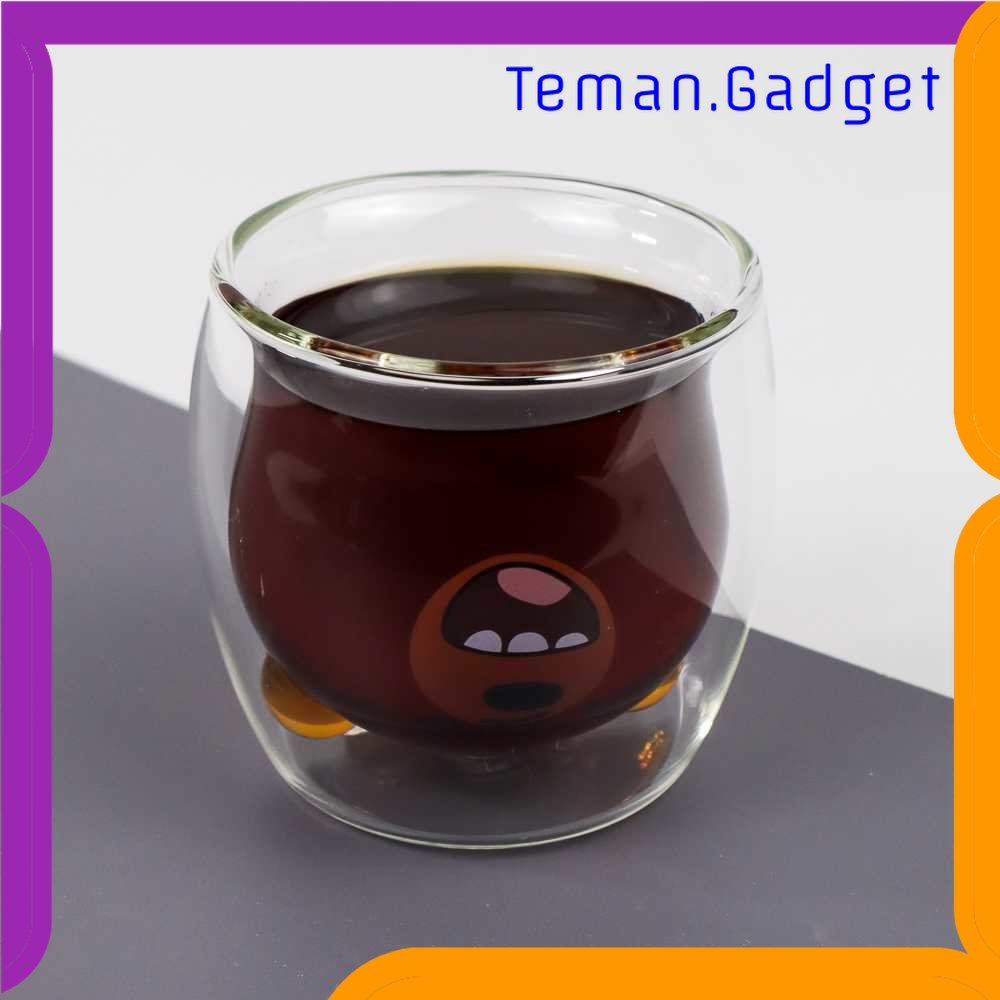 TG - DPR ASLESY Gelas Mug Animal Double Wall Layer Bear Cup 250ml - C8785