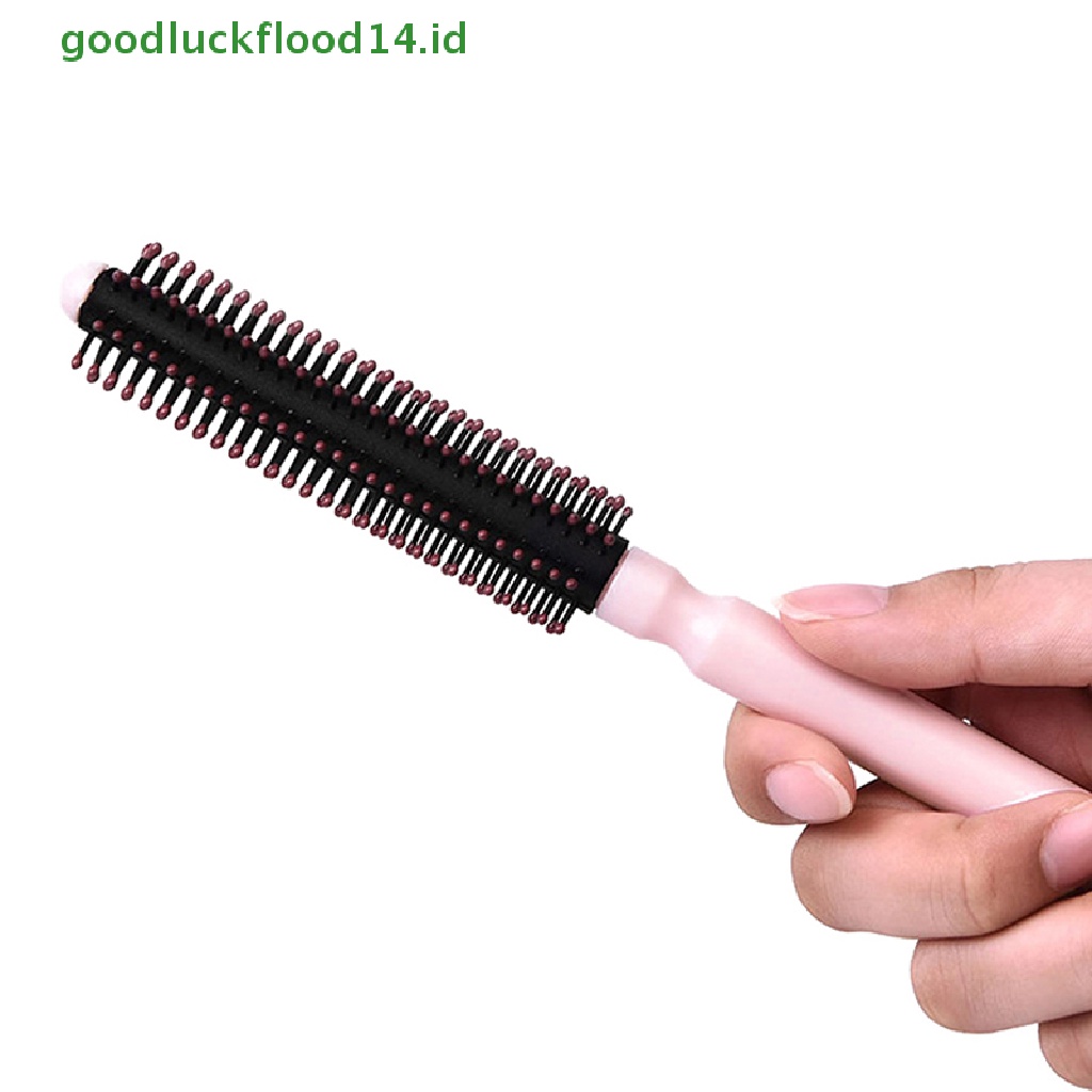 [GOOGFOUR] 1pc Roll Brush Sisir Rambut Bulat Bergelombang Curly Styling Care Curling Alat Salon [TOP]