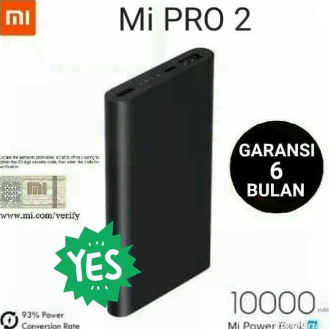 Powerbank Xiaomi 10000Mah Power Bank Mi Pro 2 10000 Mah