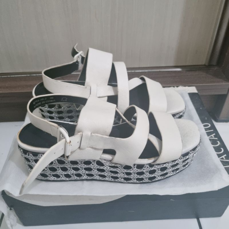 preloved wedges staccato original size 36 / sandal staccato second