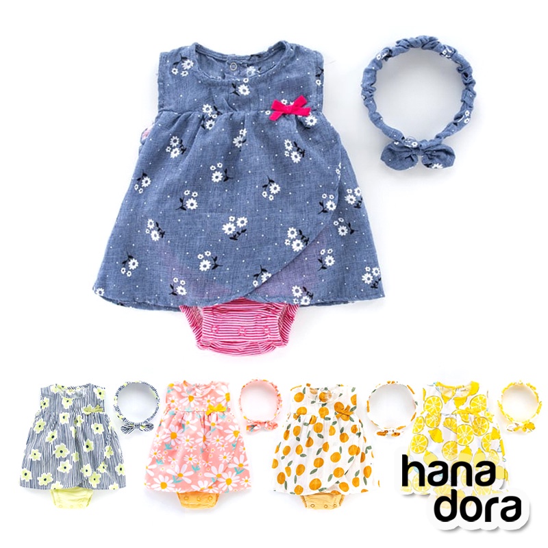 2-Piece Baby Jumper Dress and Headband