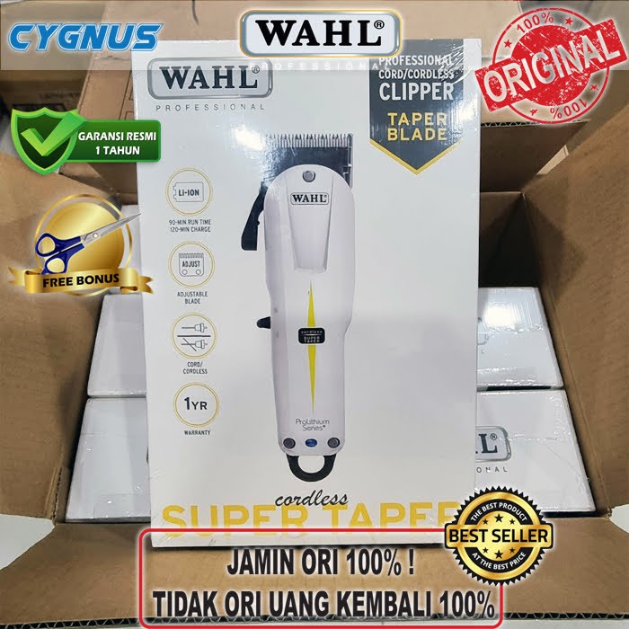 Alat Potong Clipper Wahl Cordless Taper / Super Taper Cordless Original Usa