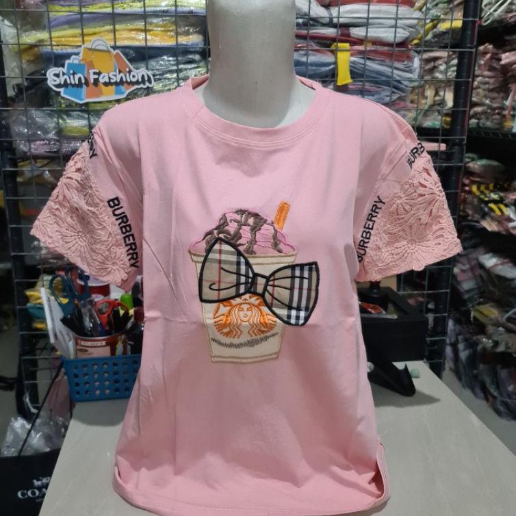 Terbaru Kaos Lengan Pendek Import Tiramisu XL